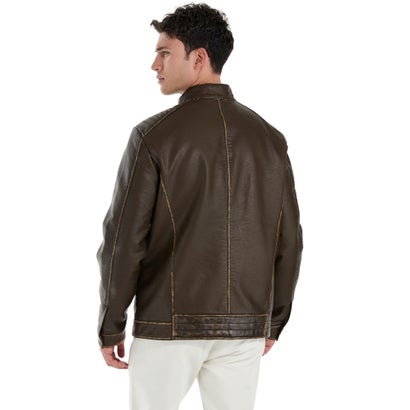 ゲス GUESS Pu Leather Washed Jacket （G1T7）｜詳細画像