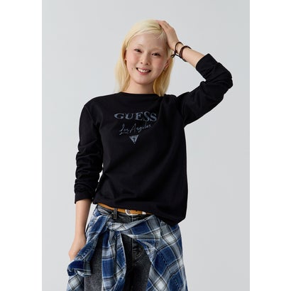 ゲス GUESS UNISEX LS Tee （BLK）｜詳細画像