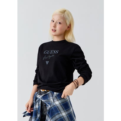 ゲス GUESS UNISEX LS Tee （BLK）｜詳細画像
