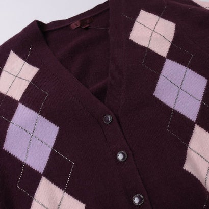 GRACIE Argyle Cardigan （F5YP）｜詳細画像