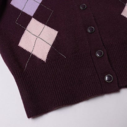 GRACIE Argyle Cardigan （F5YP）｜詳細画像