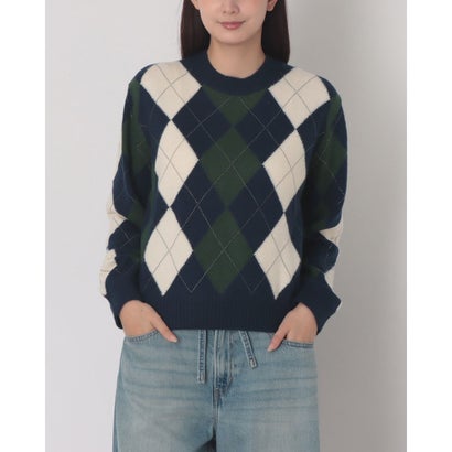 GRACIE Argyle Sweater （F5YX）｜詳細画像