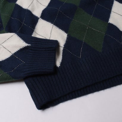 GRACIE Argyle Sweater （F5YX）｜詳細画像
