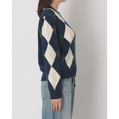 GRACIE Argyle Sweater （F5YX）｜詳細画像