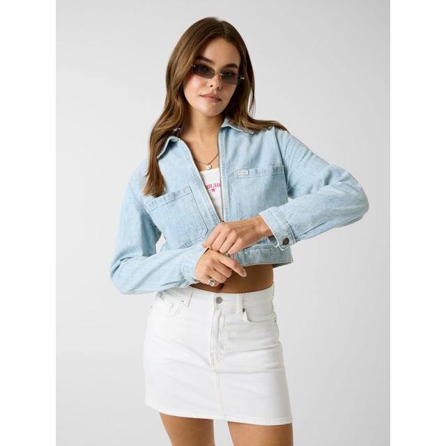 JEANS Cropped Zip Trucker （GP0L）