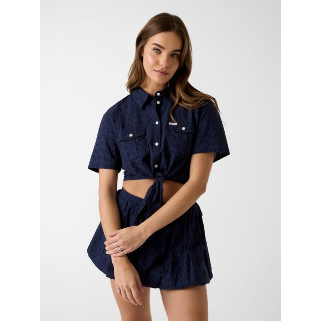 JEANS Front Tie Top （A71W）