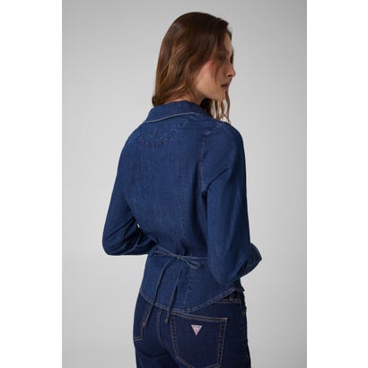 ゲス GUESS GUESS JEANS Tie-Back Shirt （GFIK）｜詳細画像