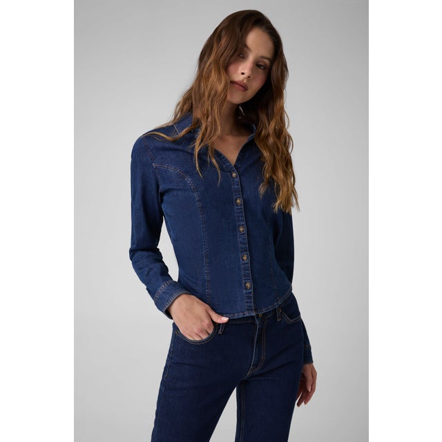 JEANS Tie-Back Shirt （GFIK）