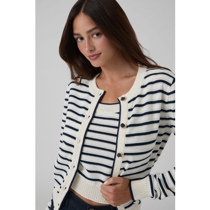 ゲス GUESS CONEY Striped Cardigan （SM71）｜詳細画像