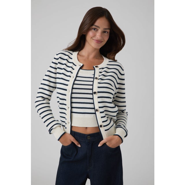 CONEY Striped Cardigan （SM71）