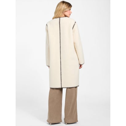 ゲス GUESS MIA Faux Fur Coat （F0D9）｜詳細画像