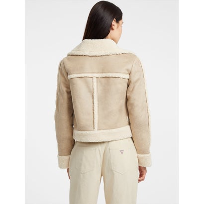 GUESS JEANS Faux Shearling Jacket （A117）｜詳細画像