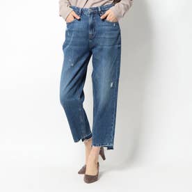 JACQUELINE RELAXED WIDE-CROPPED DENIM PANT （OCEAN DRIVE）