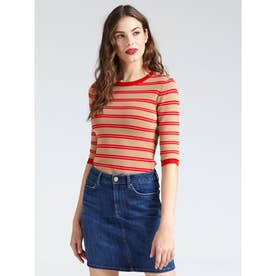 ADELE STRIPED SWEATER （RICH SAND AND G5F0/PCPK STRIPES）