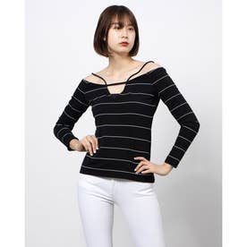 TAYLOR STRAPY OFF-SHOULDER TOP （S9A7）