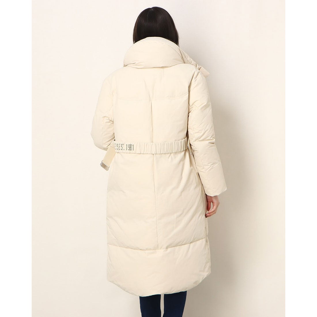 ゲス GUESS Ladies Down Long Jkt （IVORY） -waja bazar - 海外 