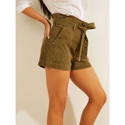 ゲス GUESS Janna Paperbag Shorts （ARMY SAGE）｜詳細画像