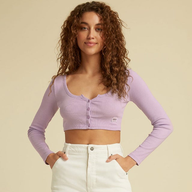 
                    Originals Cropped Long-Sleeve Top （G4P7）
