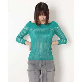 ゲス GUESS Greta Off-Shoulder Cotton Blend Sweater （ROYAL ...