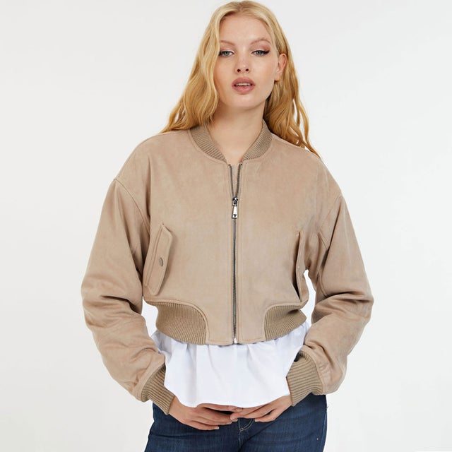 
                    LDetta Suede Bomber （A10L）