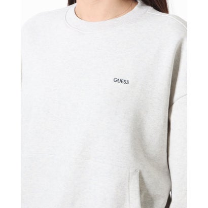 ゲス GUESS Back Lettering Logo Sweatshirt （LGY）｜詳細画像