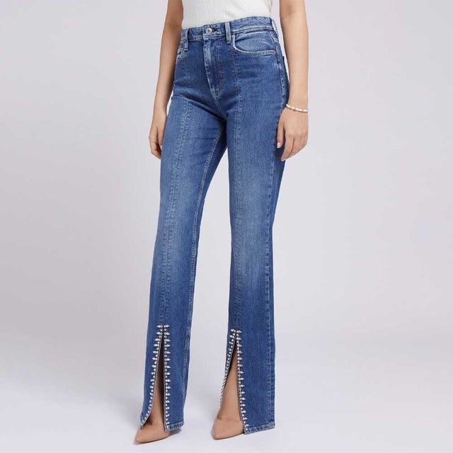 
                    80S Straight Split Jeans （ENLI） デニムパンツ ジーンズ レディース