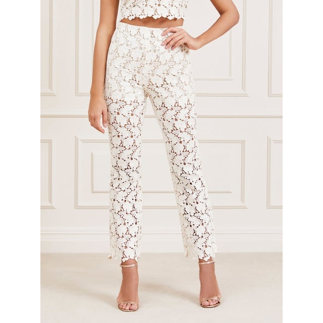
                    MARCIANO Luca Lace Pants （F62L）
