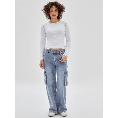 ゲス GUESS GUESS Originals Kit Cargo Jeans （F7WU） デニムパンツ ジーンズ レディース｜詳細画像