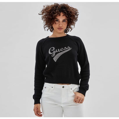 ゲス GUESS GUESS Originals Eco Logo Sweater （JBLK）｜詳細画像