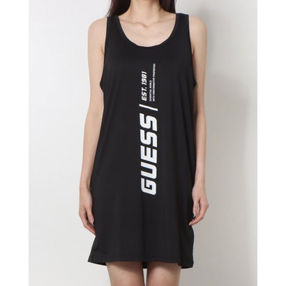 ゲス GUESS Logo Ceara Tank Top Dress （JBLK）｜詳細画像