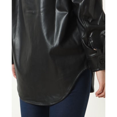 ゲス GUESS GUESS Originals Nicole Pu Leather Shirt Jacket （JTMU）｜詳細画像