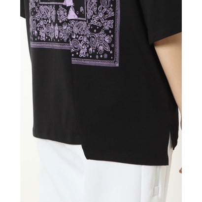 ゲス GUESS Paisley Logo Tee （BLK） ロゴTシャツ レディース｜詳細画像