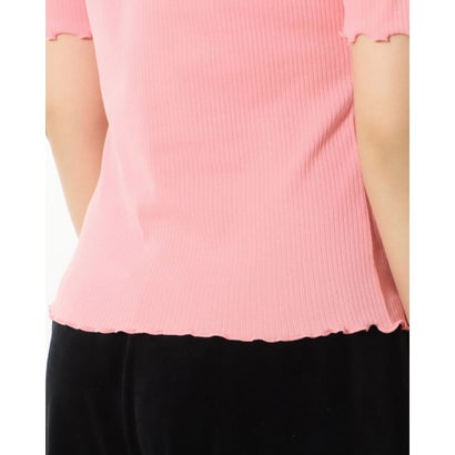 ゲス GUESS Logo Knit Tee Shirt （PNK）｜詳細画像