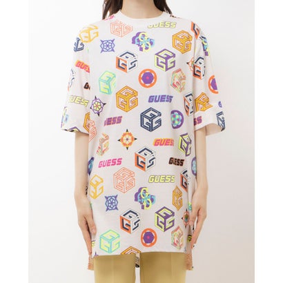 ゲス GUESS Carina Long T-Shirt （P65S） Tシャツ レディース｜詳細画像