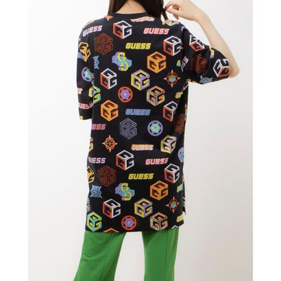 ゲス GUESS Carina Long T-Shirt （P9QU） Tシャツ レディース｜詳細画像