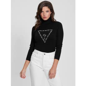 Eco Gisele Beaded Signature Triangle Sweater （JBLK）