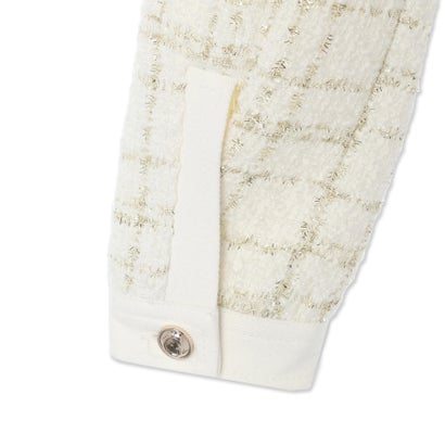 ゲス GUESS Clarissa Metallic Tweed Jacket （F09K）｜詳細画像