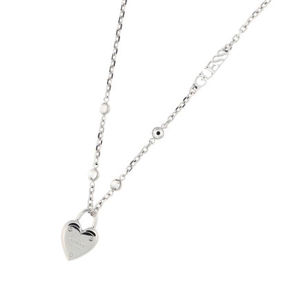 ゲス GUESS ALL YOU NEED IS LOVE 16-18 Mini Heart Lock Necklace （RH） アクセサリー ネックレス｜詳細画像