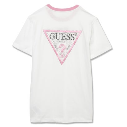 ゲス GUESS SS Cn Mesh Triangle Tee （G011） Tシャツ レディース｜詳細画像