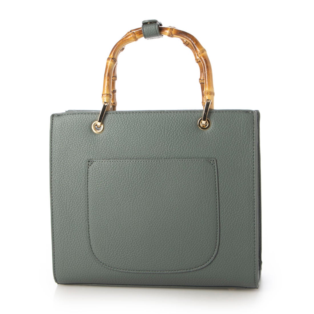 グッシオ GUSCIO バンブーハンドルスクエア2WAYトートバッグ ビット