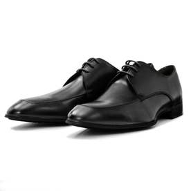ビジネスシューズ メンズ 革靴 日本製 メンズビジネスシューズ 大きいサイズ ストレートチップ ウイングチップ スクエアトゥ ロングノーズ 紳士靴 レザー ドレスシューズ 国産 ローファー （U-チップ(NOIR)）