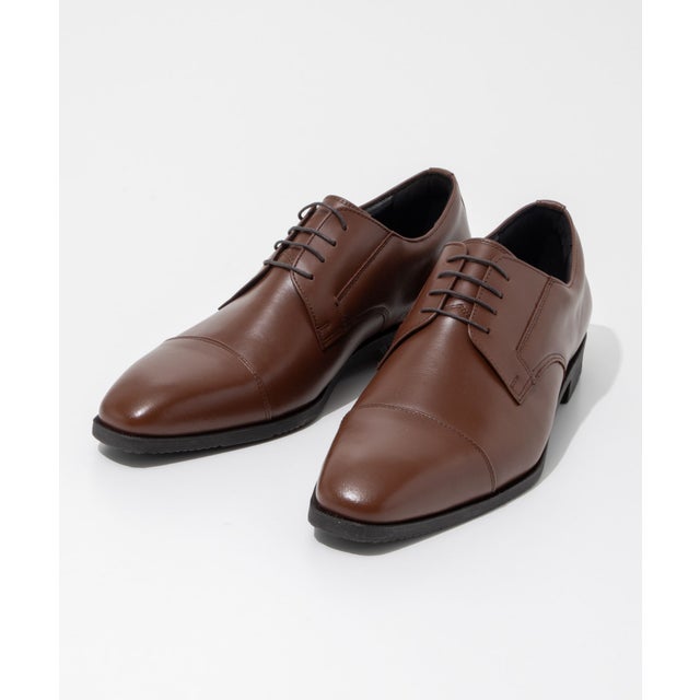 
                    ビジネスシューズ PG-CB21 メンズ シューズ 革靴 日本製 本革 外羽根 ストレートチップ 牛革 高級感 紳士靴 （ブラウン）