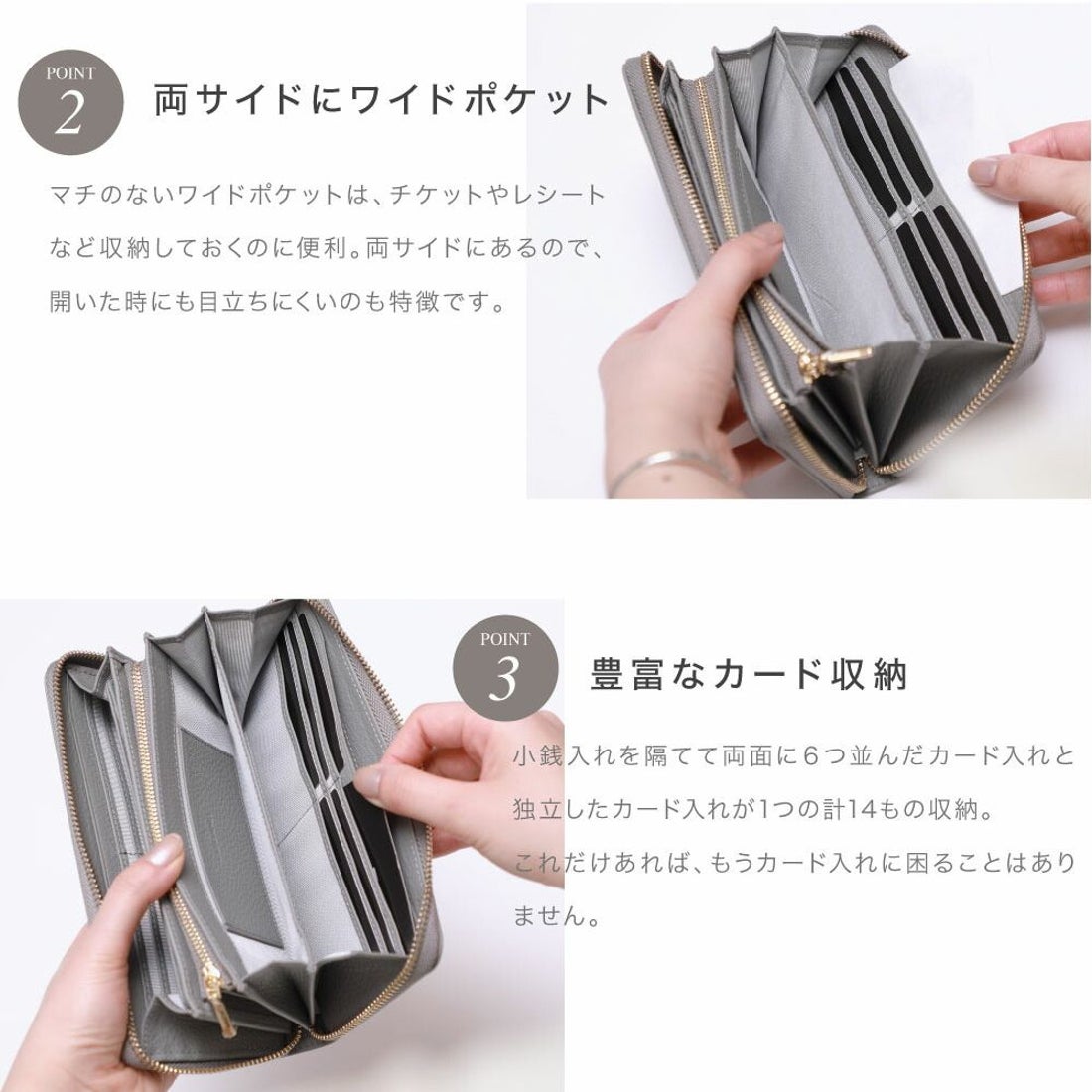 ギオネ GUIONNET 長財布 メンズ レディース 財布 カードケース レザー 