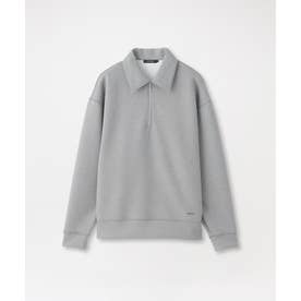 ダンボールハーフジッププルオーバー （グレー）