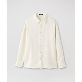 ファニーツイードオーバーシャツ （ホワイト）