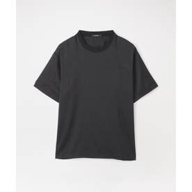 サテンジャカードTシャツ （ブラック）