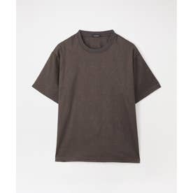 サテンジャカードTシャツ （ブラウン）