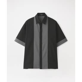 ブロッキングショートスリーブシャツ （ブラック）