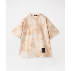 ムラ染めオーバーTシャツ （ベージュ）