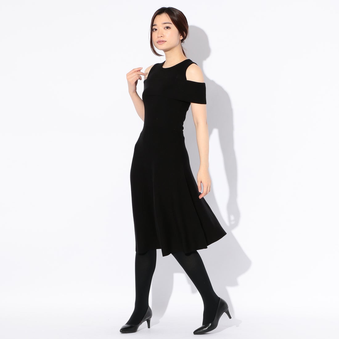 ラブレス LOVELESS 【LOVELESS】WOMENS アウトショルダーニット 